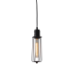 SUSPENDED 1ΧE27 METALIC BLACK D8CM 1ΧE27 MAYA KS1342P81BK