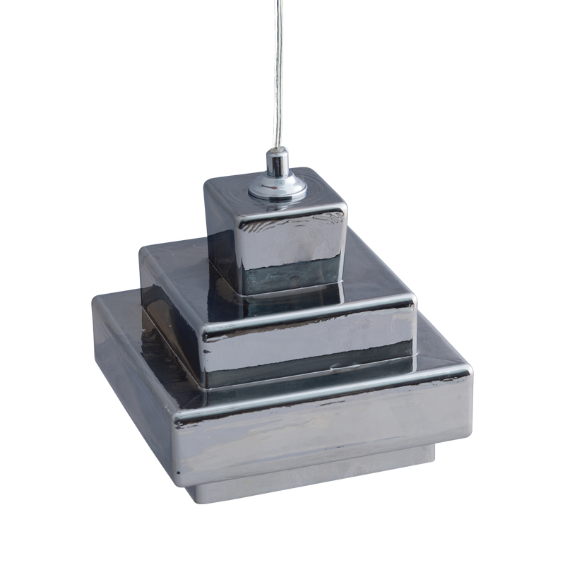NETTO PENDANT GLASS GREY D17CM 1ΧG9 KS1434P161CH NETTO PENDANT GLASS GREY D17CM 1ΧG9 KS1434P161CH