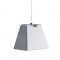 NETTO CEILING GLASS GREY Φ16CM 1ΧG9 KS1435P131CH