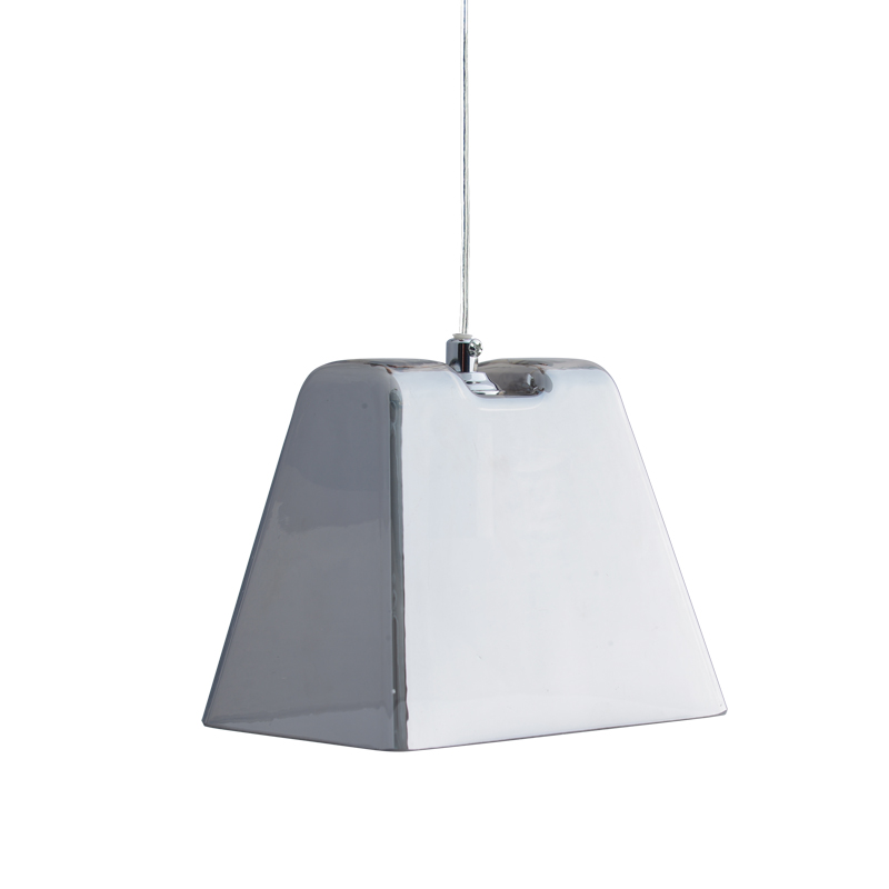 NETTO CEILING GLASS GREY Φ16CM 1ΧG9 KS1435P131CH