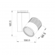 WHITE LED TRACK LIGHT 30W 6000K 2WIRES 36° 2300LM 230V Ra80 BIENAL3060W2