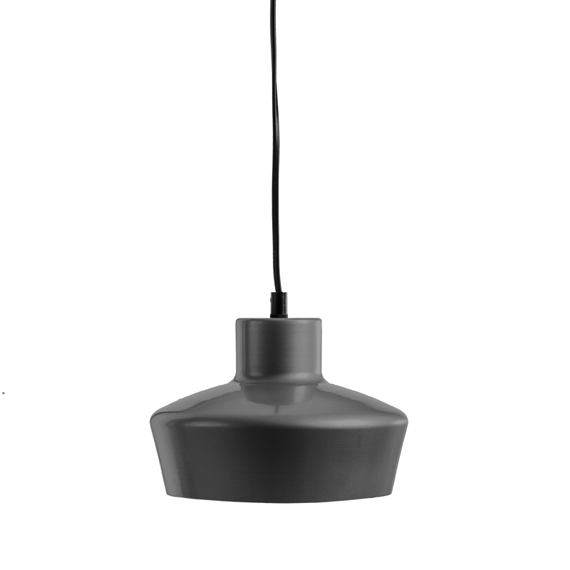 PHASING OUT BELL METALIC BLACK D20CM 1ΧE27 BAHAMAS KS1447P1SDB