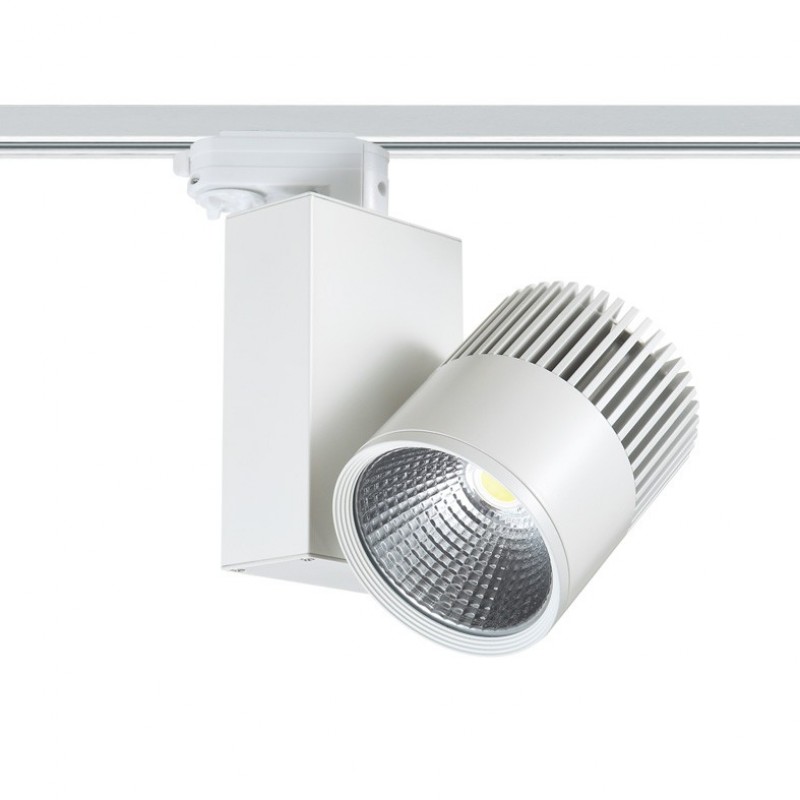 WHITE LED TRACK LIGHT 30W 6000K 4WIRES 36° 2300LM 230V Ra80 BIENAL3060W4
