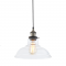 PENDANTCLEAR GLASS 1ΧE27 D28CM SMYRNA KS1295PCL1BK