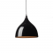 WALL LAMP 1 Χ Ε27 BLACK Φ35xΗ31cm METALLIC ROXANNE KS174335BK