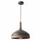 METALLIC BELL 1XE27 RUST WITH ROPE D30XH27CM COTTAGE KS182630RR