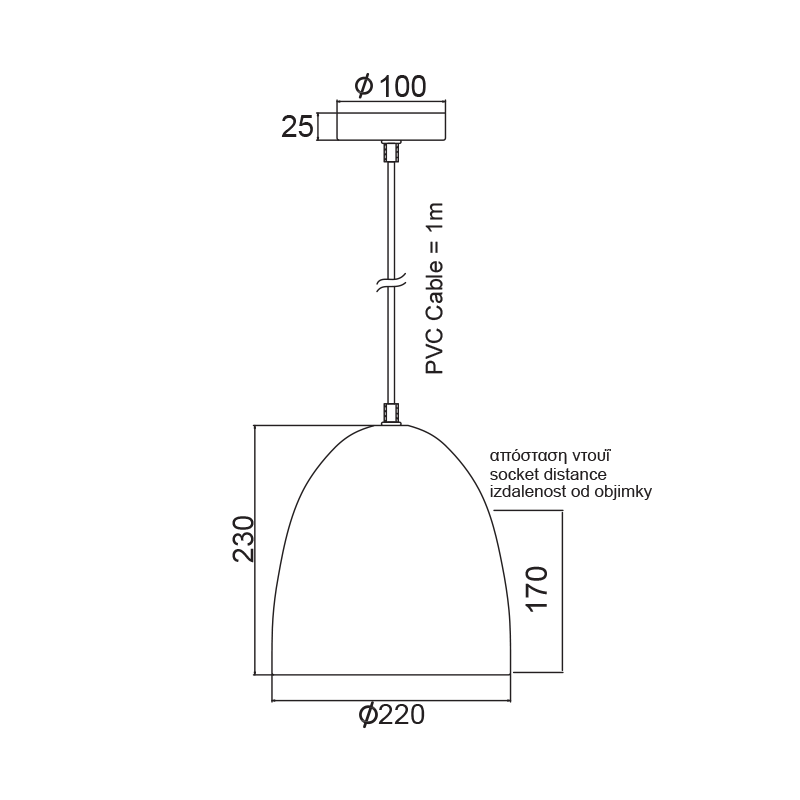 WALL LAMP 1 Χ Ε27 BLACK 50Χ11Χ8 CM METALIC OTHELLO KS183222W WALL LAMP 1 Χ Ε27 BLACK 50Χ11Χ8 CM METALIC OTHELLO KS183222W