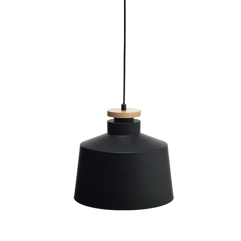 PENDANT 1ΧΕ27 METALIC BLACK+WOOD Φ30ΧΗ120CM AENEAS KS198830PBW PENDANT 1ΧΕ27 METALIC BLACK+WOOD Φ30ΧΗ120CM AENEAS KS198830PBW