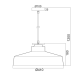 PENDANT 1ΧΕ27 METALIC BLACK+WOOD Φ41ΧΗ120CM AENEAS KS198940PBW PENDANT 1ΧΕ27 METALIC BLACK+WOOD Φ41ΧΗ120CM AENEAS KS198940PBW