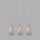 PENDANT GLASS 3XE14 CHROME BALLS ATENA OD53423SCP PENDANT GLASS 3XE14 CHROME BALLS ATENA OD53423SCP