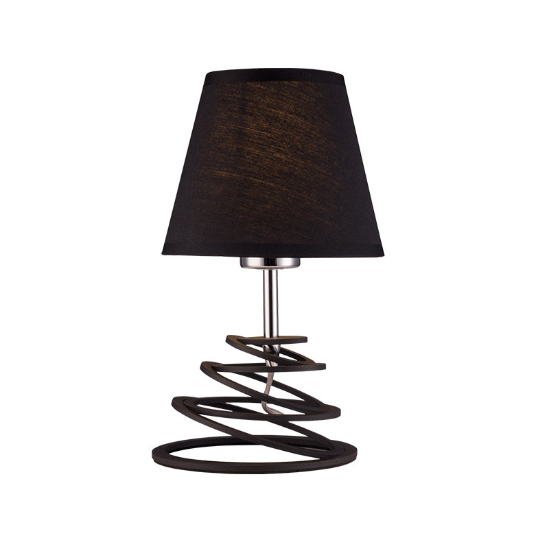 TABLE LAMP BLACK SHADE1XE27 METAL SPIRAL LAGOS OYD10134BTL1 TABLE LAMP BLACK SHADE1XE27 METAL SPIRAL LAGOS OYD10134BTL1
