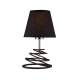 TABLE LAMP BLACK SHADE1XE27 METAL SPIRAL LAGOS OYD10134BTL1 TABLE LAMP BLACK SHADE1XE27 METAL SPIRAL LAGOS OYD10134BTL1