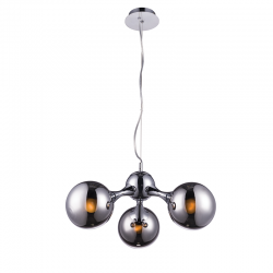 PENDANT GLASS 3XE14 CHROME BALLS ATOM OYD60703CH