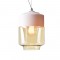 NETTO PENDANT 1XE27 D17,8CM WHITE METAL+GLASS OYD10143B1WHAM