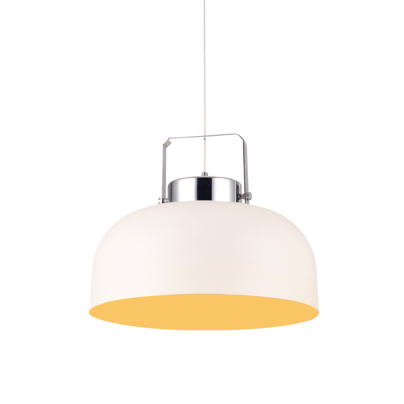 NETTO Metal bell white/yellow d30cm 1XE27 OYD10124BSP1
