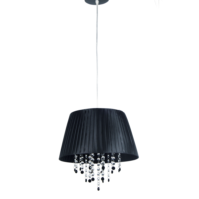 PENDANT BLACK FABRIC DECRATED WITH CRYSTALLS 3XE14 ALICE FMD701173 PENDANT BLACK FABRIC DECRATED WITH CRYSTALLS 3XE14 ALICE FMD701173