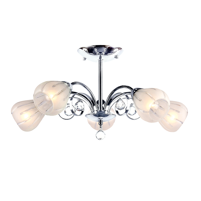 PENDANT GLASS CRYSTAL 5XE14 CARDINAL FMX51495 PENDANT GLASS CRYSTAL 5XE14 CARDINAL FMX51495
