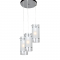 PENDANT- ROSETTE SANDBLASTED GLASS 3XE14 MANE FW50673
