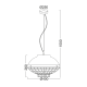 PENDANT 1XE27 METAL WHITE+COPPER Φ40ΧΗ150CM LETO OD5396