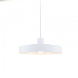 PENDANT 1XE27 METAL WHITE Φ36ΧΗ120CM DOMENICA OD5392SWH PENDANT 1XE27 METAL WHITE Φ36ΧΗ120CM DOMENICA OD5392SWH