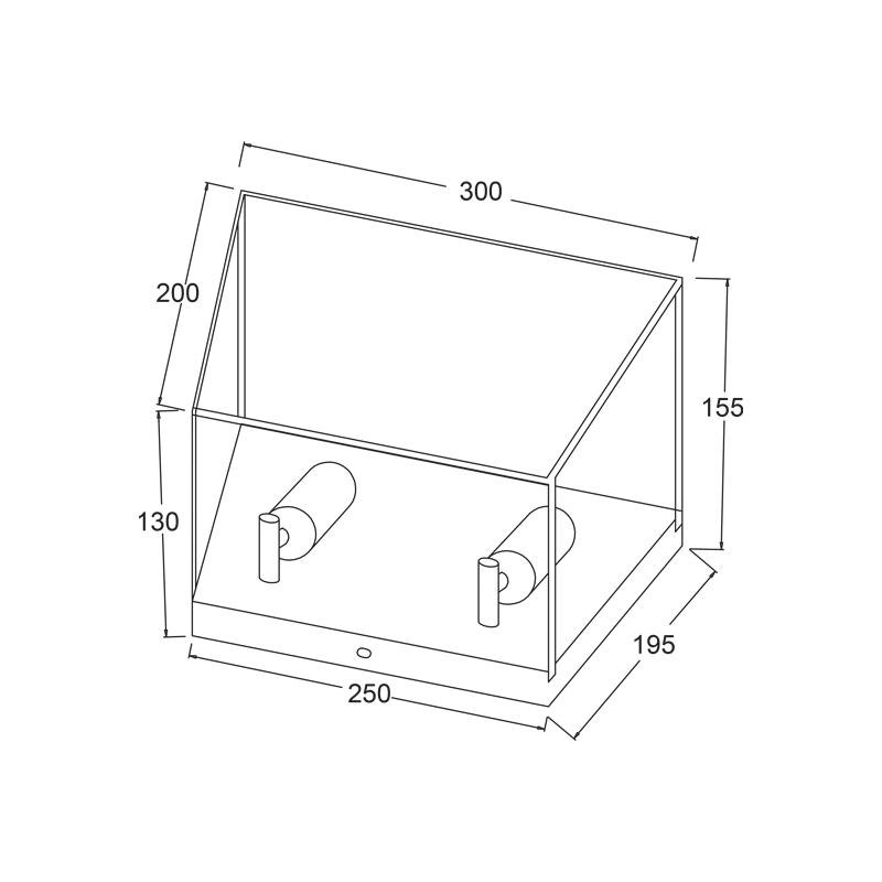 WALL MOUNTED 2ΧΕ27 METAL WHITE ASSYMETRIC 30Χ15,5ΧΗ20CM PISSARO OD61022WW