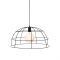 PENDANT 1XE27 METALIC GRID BLACK Φ50ΧΗ120CM PROMETHEUS OD543650