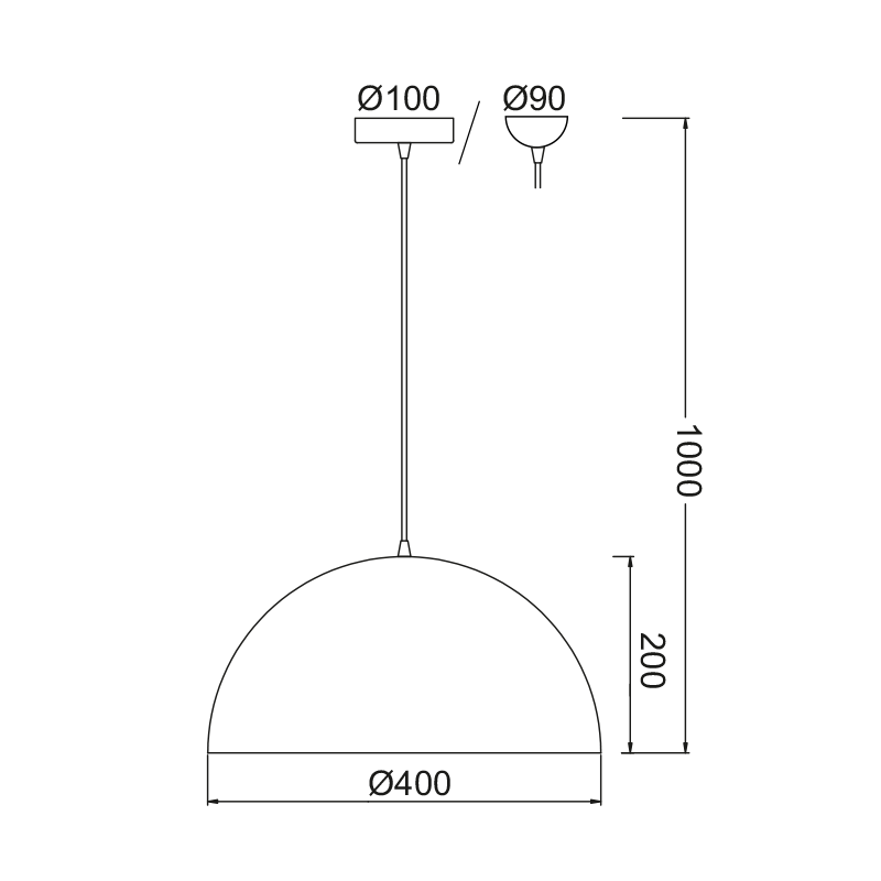 PENDANT 1XE27 METAL COLOR CREME MELINA OD5391MSW PENDANT 1XE27 METAL COLOR CREME MELINA OD5391MSW