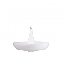 PENDANT 1XE27 METALIC WHITE Φ40ΧΗ120CM SOBRERO OD5435WH PENDANT 1XE27 METALIC WHITE Φ40ΧΗ120CM SOBRERO OD5435WH