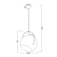 PENDANT 1XE27 METAL CHROME Φ20X120CM AKANES OD8067CH PENDANT 1XE27 METAL CHROME Φ20X120CM AKANES OD8067CH