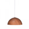 PENDANT 1XE27 METAL COLOR TEAK WOOD Φ40ΧΗ110CM MELINA OD5391TW