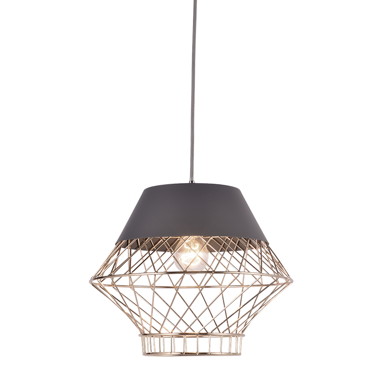 PENDANT 1XE27 METAL GREY+BRASS Φ35ΧΗ120CM MADONNA OD8070GY PENDANT 1XE27 METAL GREY+BRASS Φ35ΧΗ120CM MADONNA OD8070GY