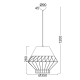 PENDANT 1XE27 METAL GREY+BRASS Φ35ΧΗ120CM MADONNA OD8070GY PENDANT 1XE27 METAL GREY+BRASS Φ35ΧΗ120CM MADONNA OD8070GY