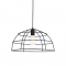 PENDANT 1XE27 METALIC GRID BLACK Φ50ΧΗ120CM PROMETHEUS OD543660