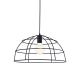 PENDANT 1XE27 METALIC GRID BLACK Φ50ΧΗ120CM PROMETHEUS OD543660