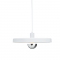PENDANT 1XE27 METAL WHITE Φ50ΧΗ120CM DOMENICA OD5392MWH