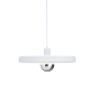 PENDANT 1XE27 METAL WHITE Φ50ΧΗ120CM DOMENICA OD5392MWH