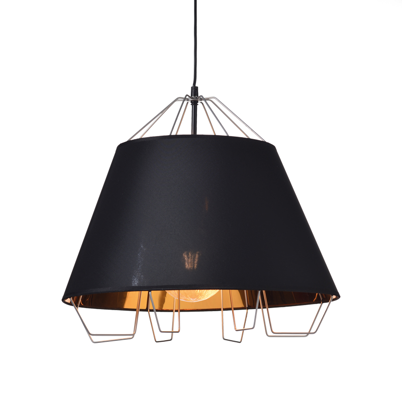 NETTO PENDANT 1XE27 METAL SILVER+BLACK/GOLD SHADE Φ47ΧH120CM OD8003BG NETTO PENDANT 1XE27 METAL SILVER+BLACK/GOLD SHADE Φ47ΧH120CM OD8003BG