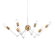 PENDANT 6ΧΕ27 METAL WHITE + BRASS Φ76ΧΗ150CM CHAGALL OD680306WB PENDANT 6ΧΕ27 METAL WHITE + BRASS Φ76ΧΗ150CM CHAGALL OD680306WB