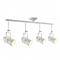 PHASING OUT CEILING 4XE27 METAL WHITE GOLD PATINΑ 17X105XH38CM POMPEII OD61014AW