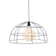 PENDANT 1XE27 METALIC GRID BLACK Φ40ΧΗ120CM PROMETHEUS OD543640