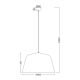 PENDANT 1XE27 METAL GREY Φ40ΧΗ120CM PALLADA OD8072GY PENDANT 1XE27 METAL GREY Φ40ΧΗ120CM PALLADA OD8072GY