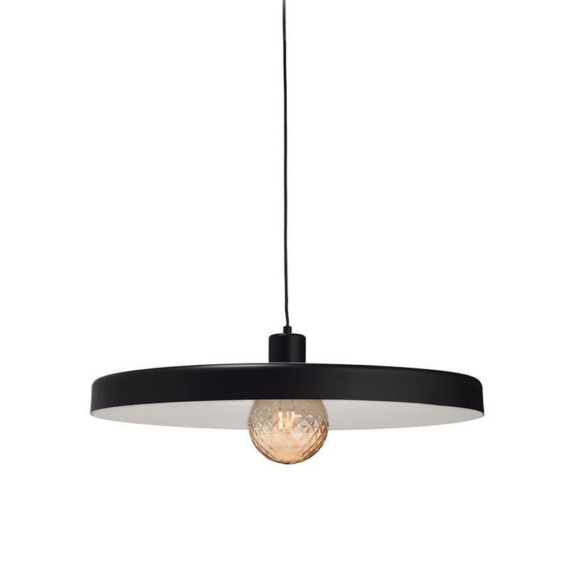 PENDANT 1XE27 METAL BLACK Φ60ΧΗ120CM DOMENICA OD5392LBK