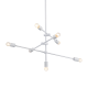 PENDANT 7XE27 METAL WHITE Φ80ΧΗ130CM LUTHER OD680107WH