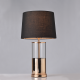 TABLE 1ΧΕ27 BRUSH GLASS+SHADE Φ25ΧΗ45CM RENOUAR OD90791TBB