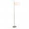 NETTO FLOOR L/F 1ΧΕ27 ΜΕΤΑL ΝΙCΚΕL+WHITE HAT Φ33Χ46ΧΗ65CM OD90451FWN