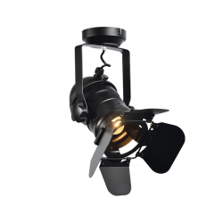 WALL L/F 1XE27 METAL BLACK 34Χ20ΧΗ40CM ALMODOVAR OD91131WB