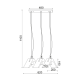 PENDANT L/F 3ΧΕ27 CEMENT + LEATHER 62Χ20ΧΗ110CM ALFA DCR171193PS PENDANT L/F 3ΧΕ27 CEMENT + LEATHER 62Χ20ΧΗ110CM ALFA DCR171193PS