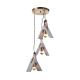 PENDANT L/F 3XE27 CEMENT + LEATHER F43ΧΗ110CM ALFA DCR171193PR