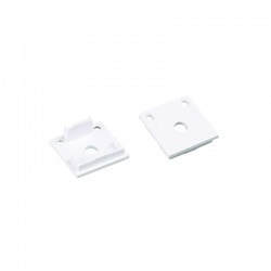SET OF PLASTIC END CAPS FOR P28N, 2PCS WITHOUT HOLE EP28N