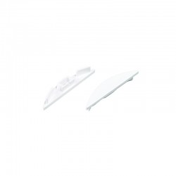 SET OF PLASTIC END CAPS FOR P21N, 1PC WITH HOLE   1PC WITHOUT HOLE EP21N